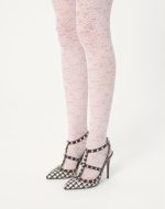 ROCKSTUD PUMP IN PIED-DE-POULE FABRIC 100MM - Image 5